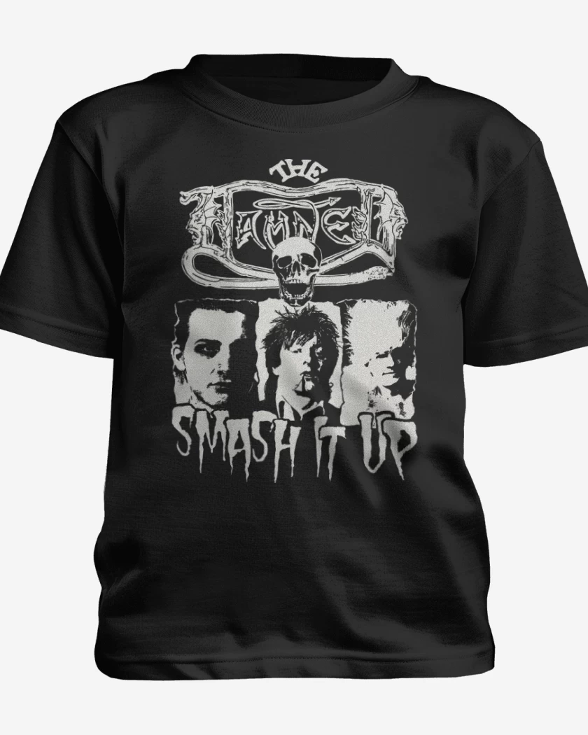 Polera de niño Negro de The Damned Smash it Up