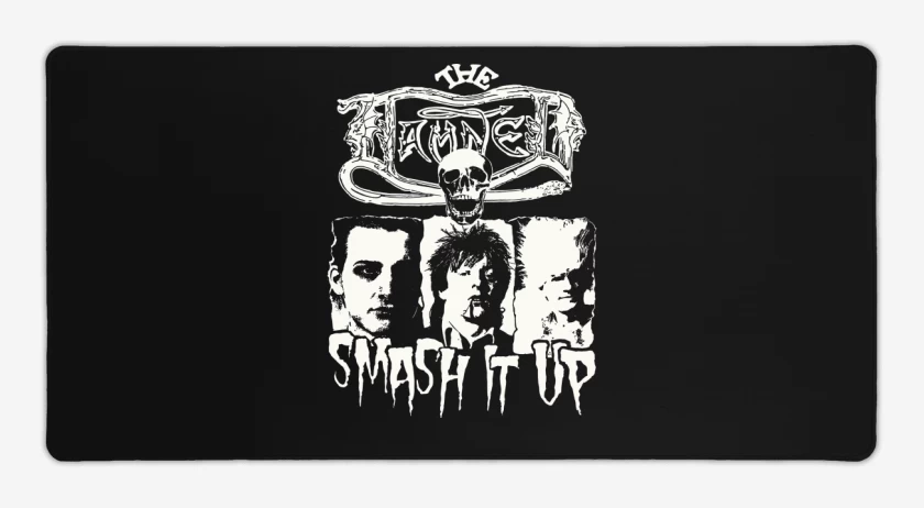 Mouse pad Gamer Negro de The Damned Smash it Up