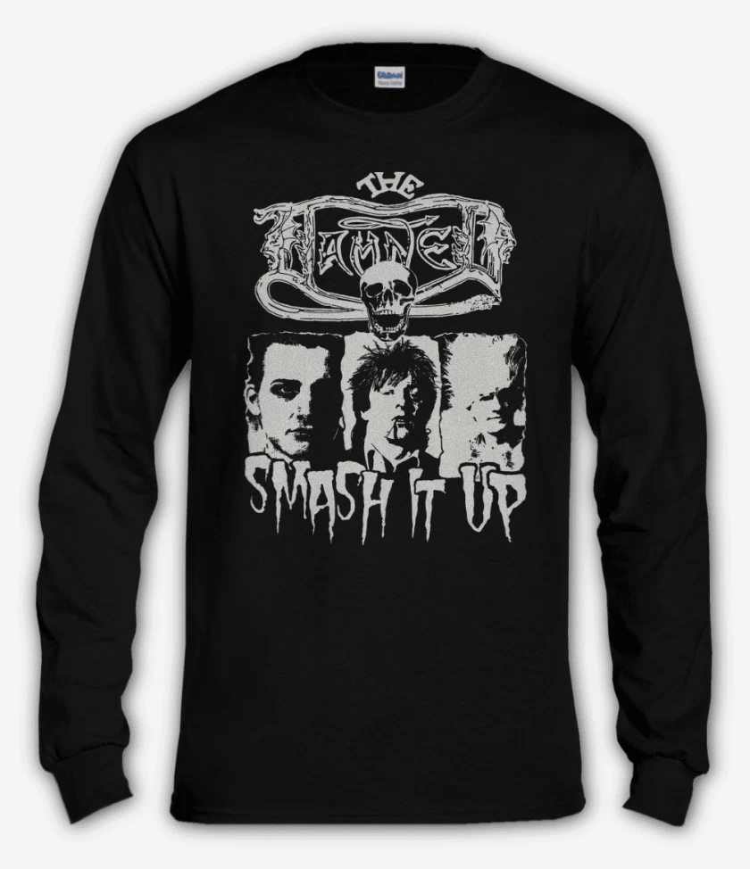 Polera manga larga Negro de The Damned Smash it Up