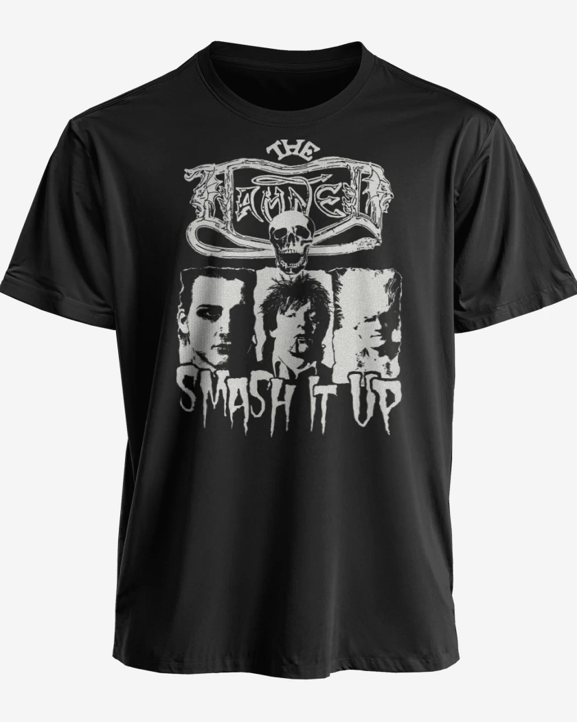 Polera premium Negro de The Damned Smash it Up