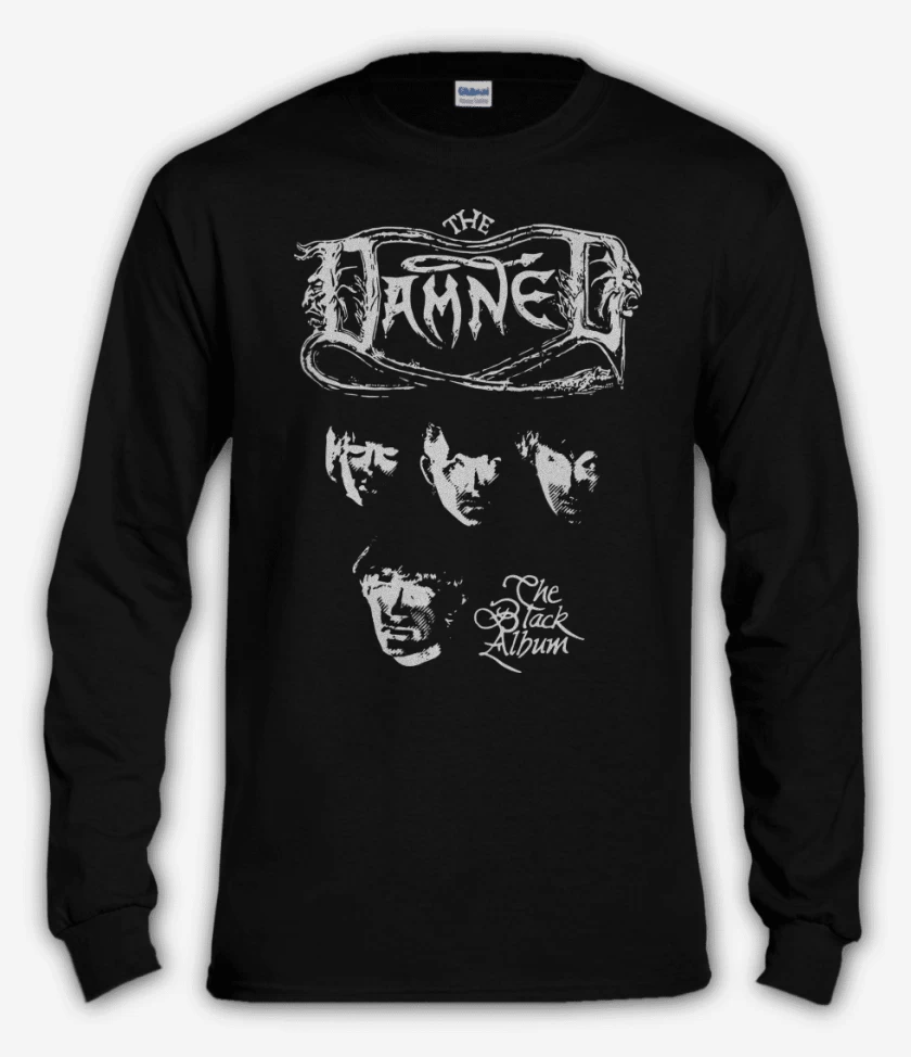 Polera manga larga Negro de The Damned The Black Album