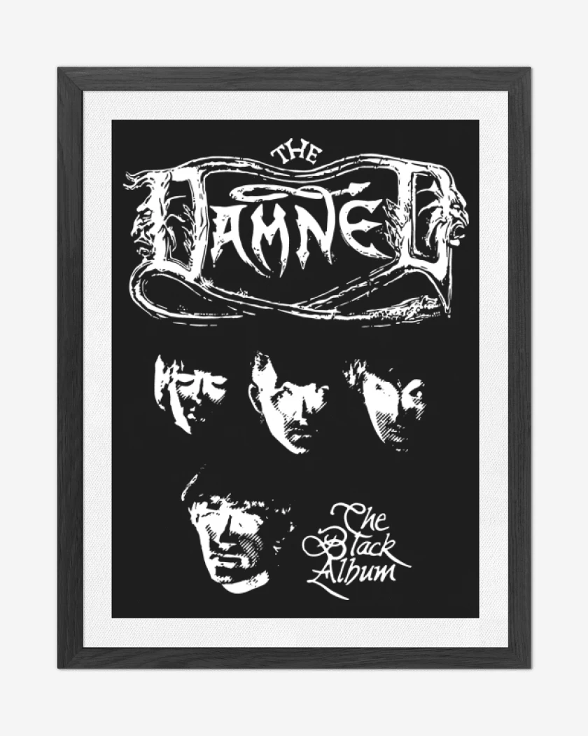 Cuadro decorativo The Damned The Black Album