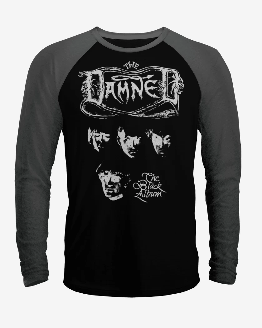 Polera Raglan The Damned The Black Album