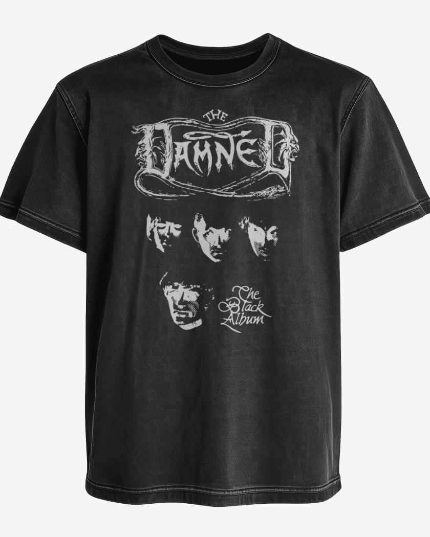 Polera desgastada The Damned The Black Album