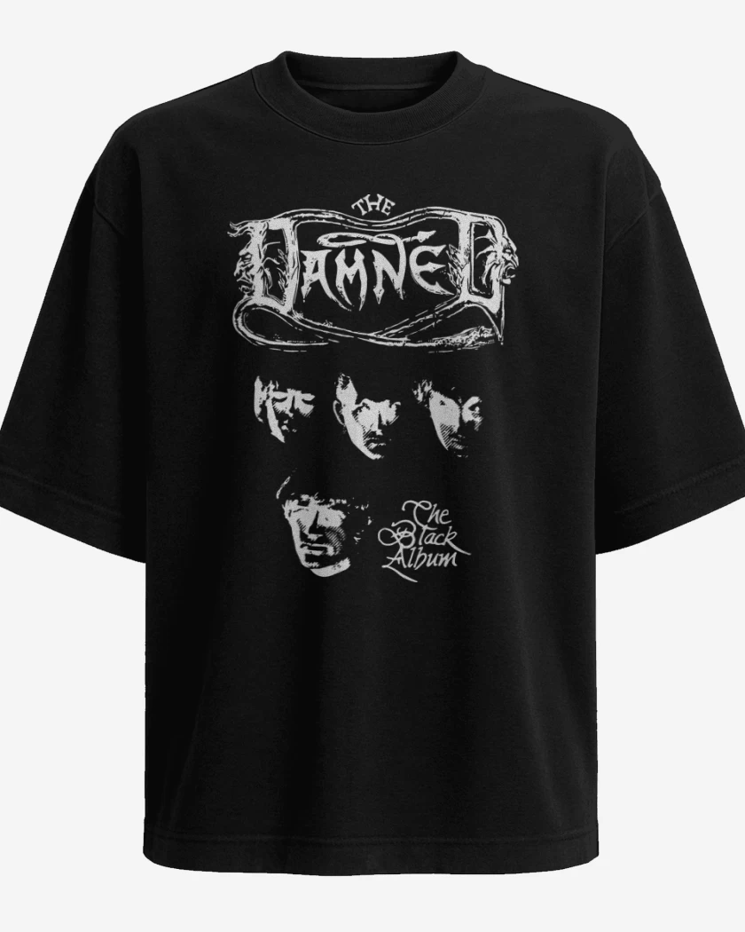 Polera Oversize The Damned The Black Album