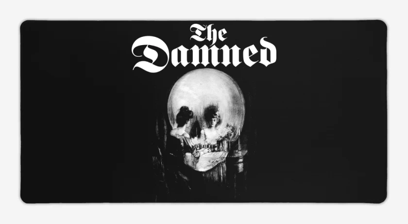 Mouse pad Gamer Negro de The Damned Vanity