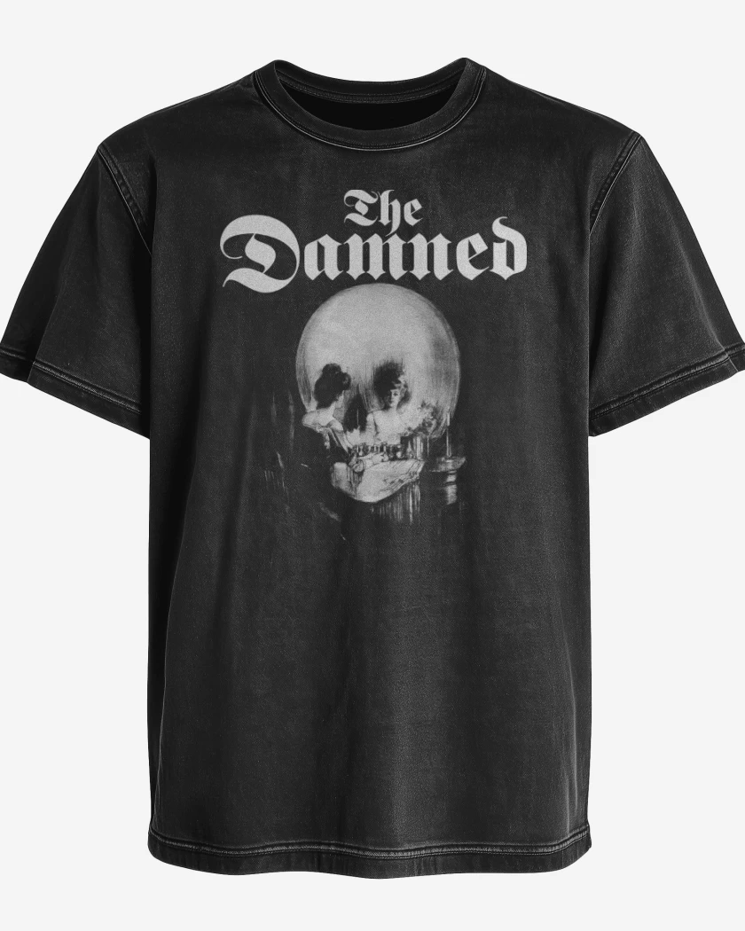 Polera desgastada Negro de The Damned Vanity