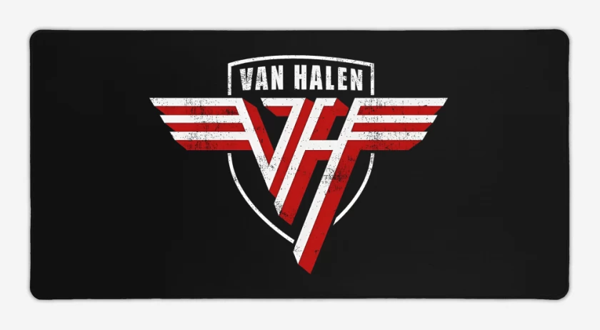 Mouse pad Gamer Negro de Van Halen Logo