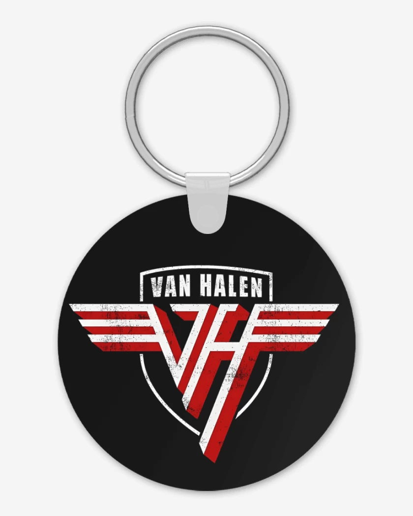 Llavero Negro de Van Halen Logo
