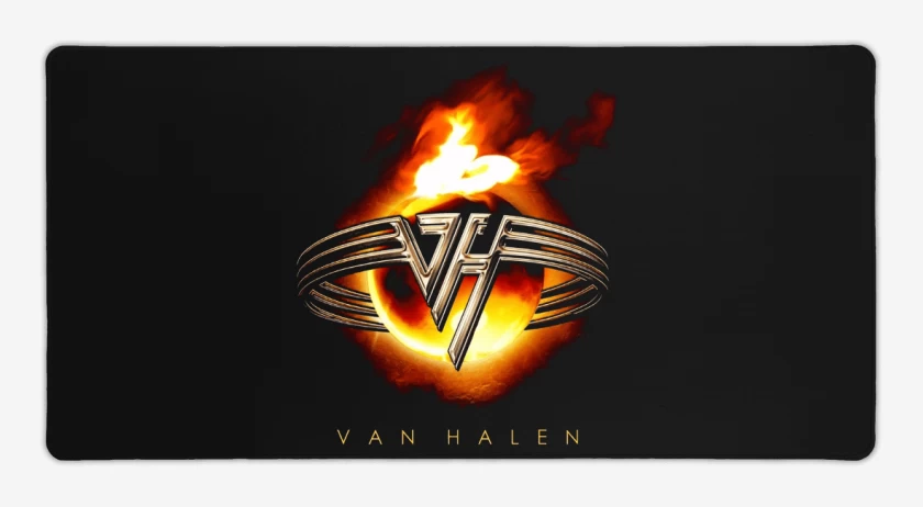 Mouse pad Gamer Negro de Van Halen