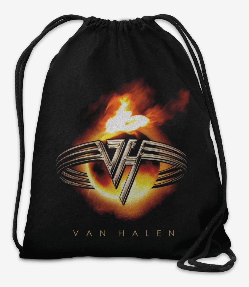 Mochila Negro de Van Halen