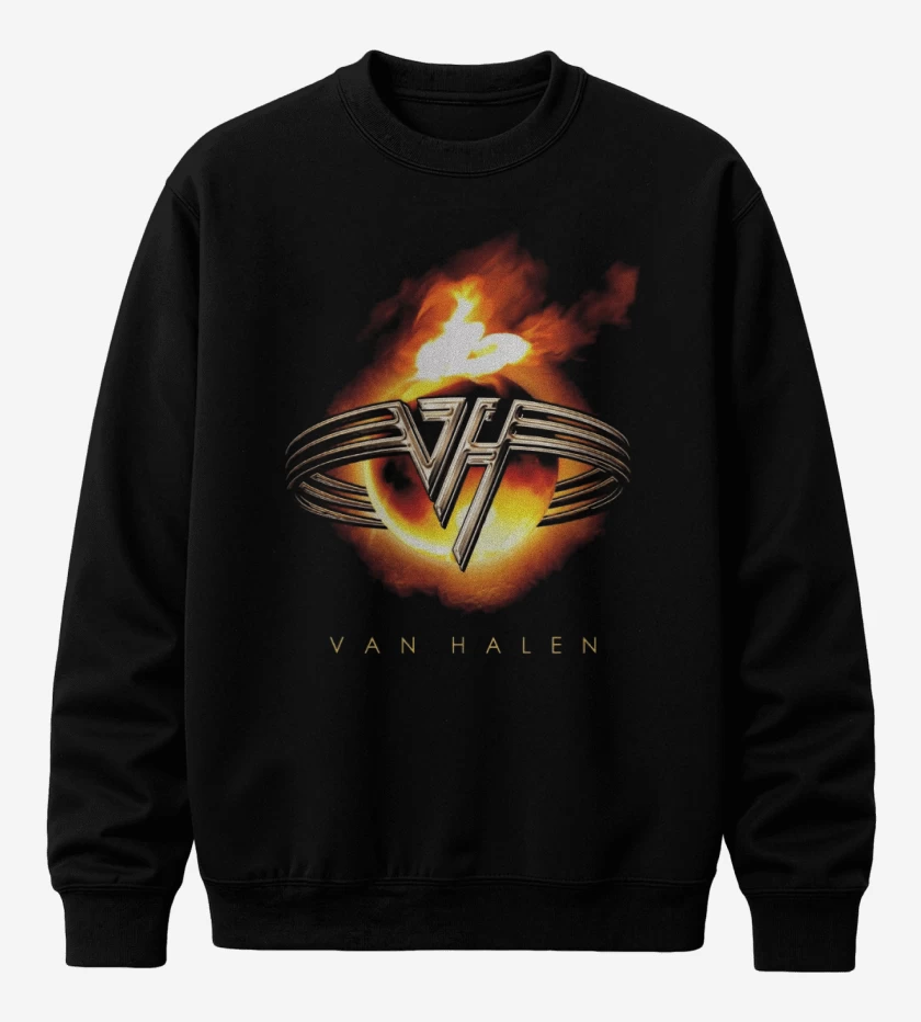 Poleron polo Negro de Van Halen
