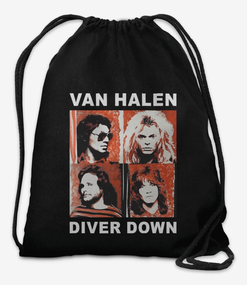 Mochila Negro de Van Halen Diver Down