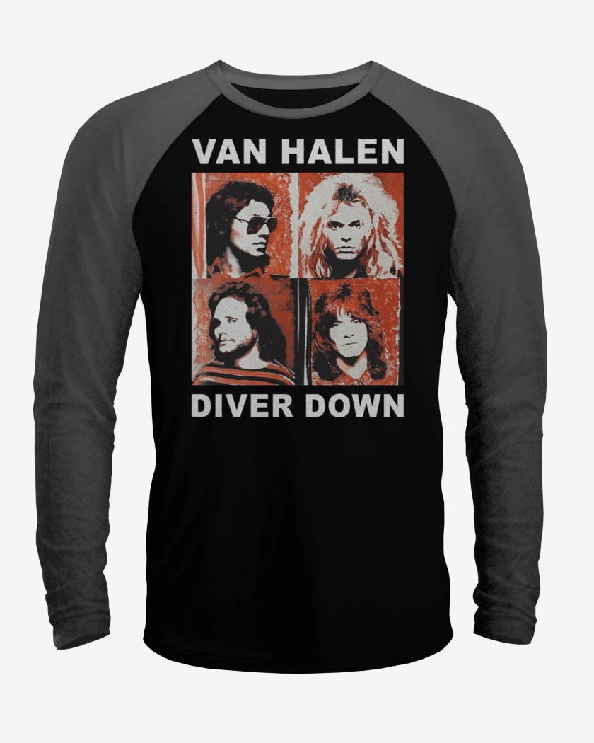 Polera Raglan Van Halen Diver Down