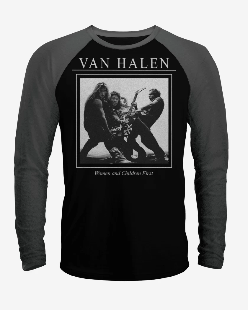 Polera Raglan Van Halen Women and Children