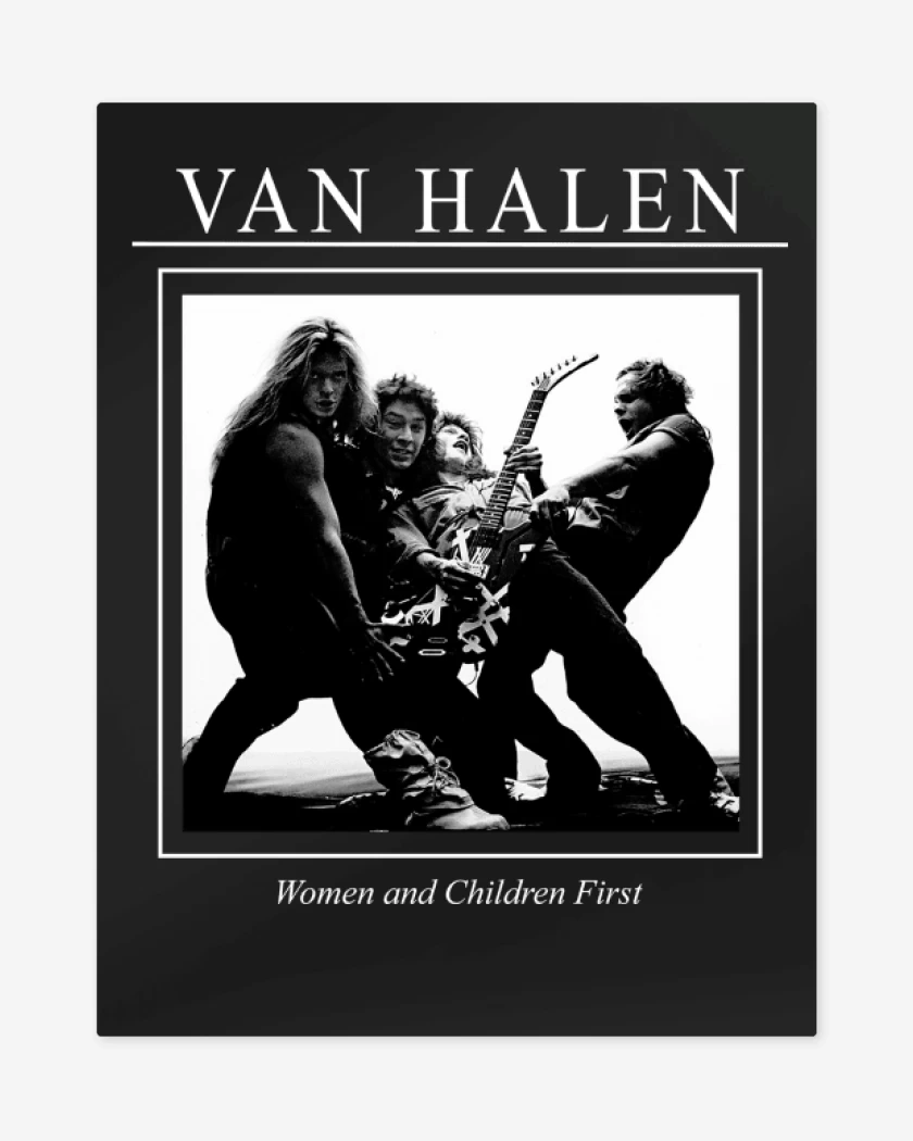 Print metalico Van Halen Women and Children
