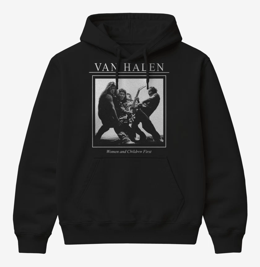 Poleron Canguro básico Van Halen Women and Children