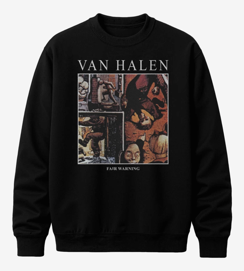 Poleron polo Negro de Van Halen Fair Warning