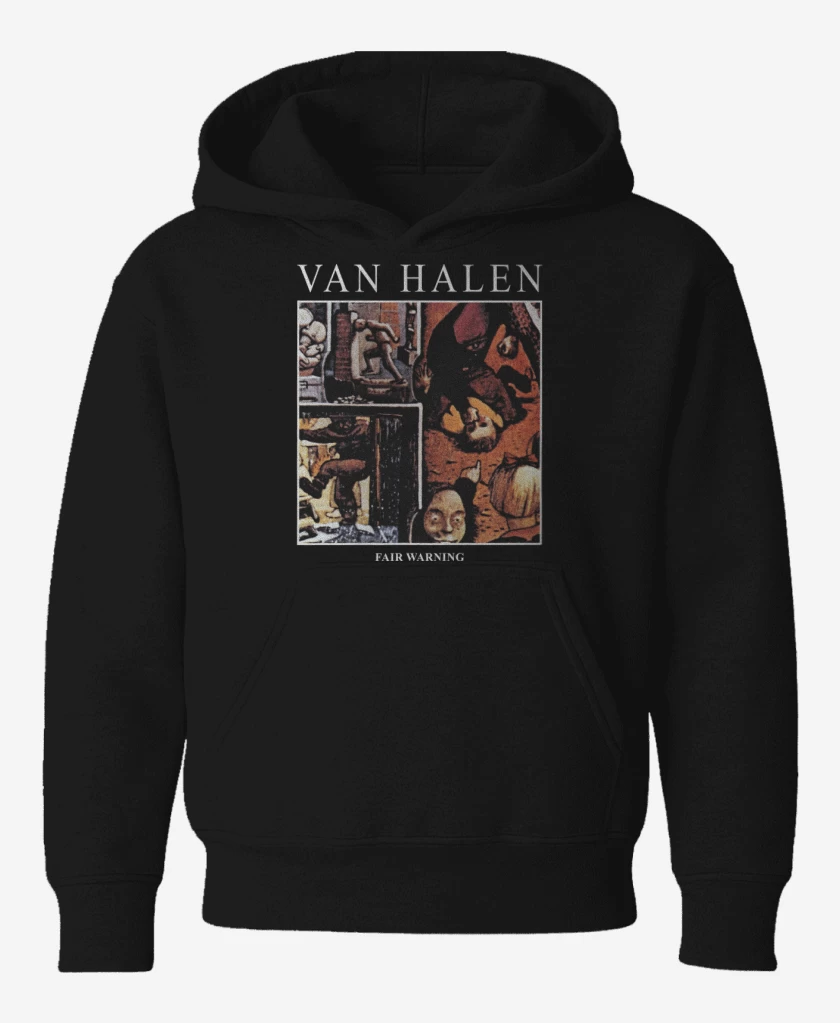 Poleron de niño Negro de Van Halen Fair Warning