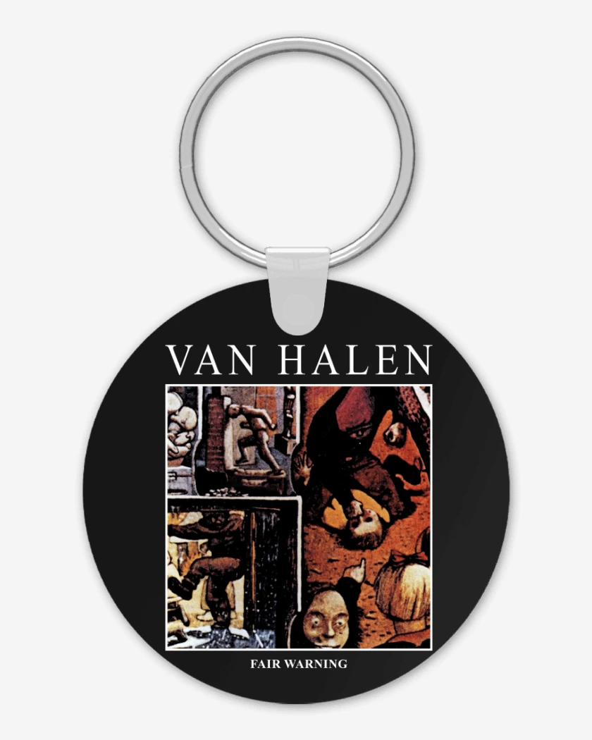 Llavero Negro de Van Halen Fair Warning
