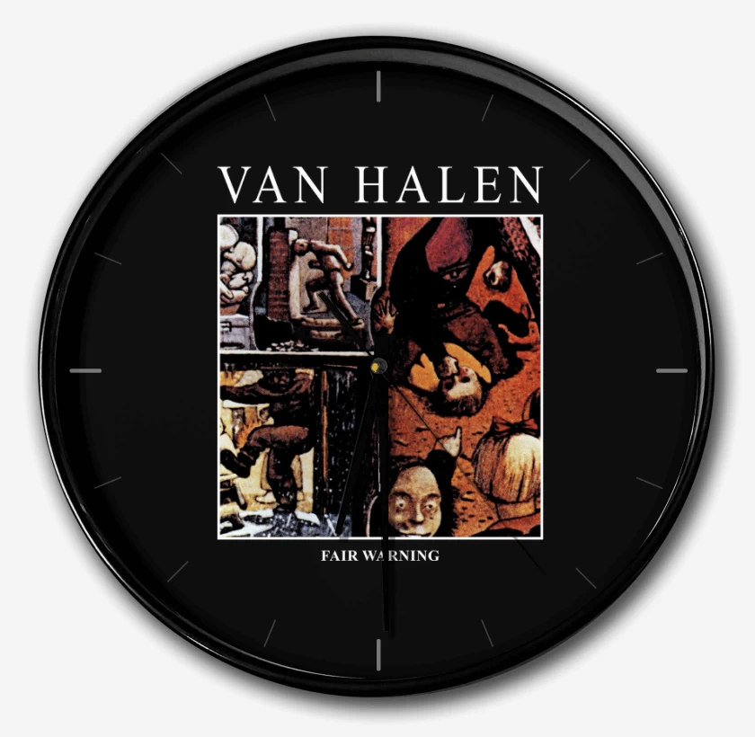 Reloj Negro de Van Halen Fair Warning