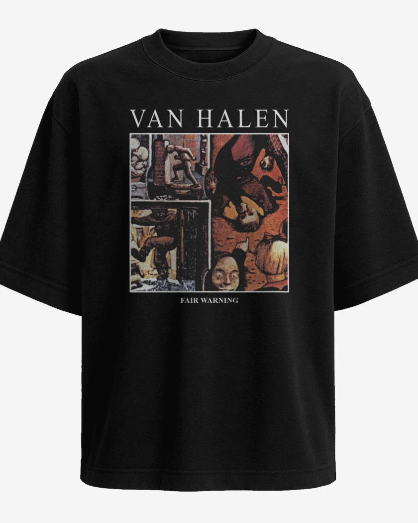 Polera Oversize Van Halen Fair Warning