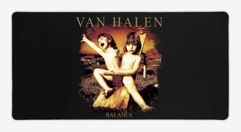 Mouse pad Gamer Negro de Van Halen Balance