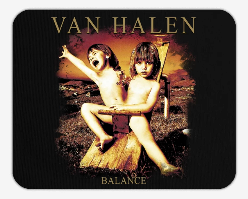 Mousepad Negro de Van Halen Balance