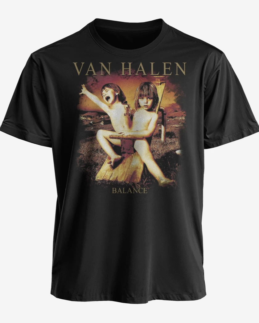 Polera premium Negro de Van Halen Balance