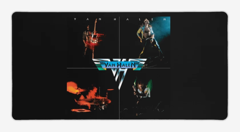 Mouse pad Gamer Negro de Van Halen I