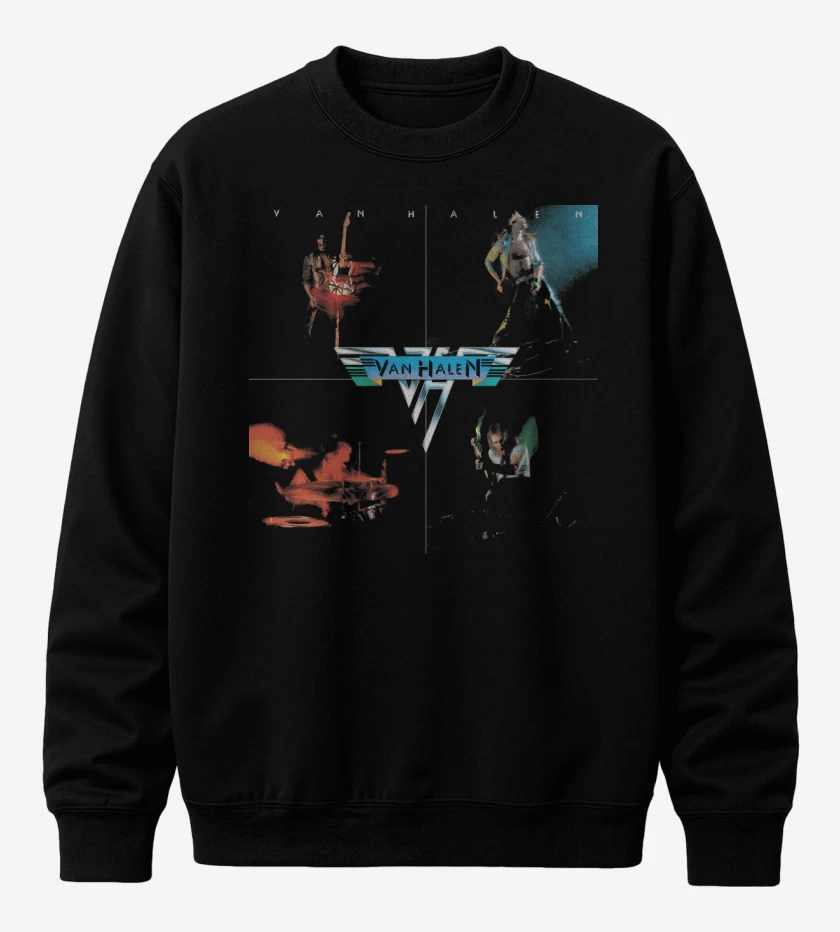 Poleron polo Negro de Van Halen I