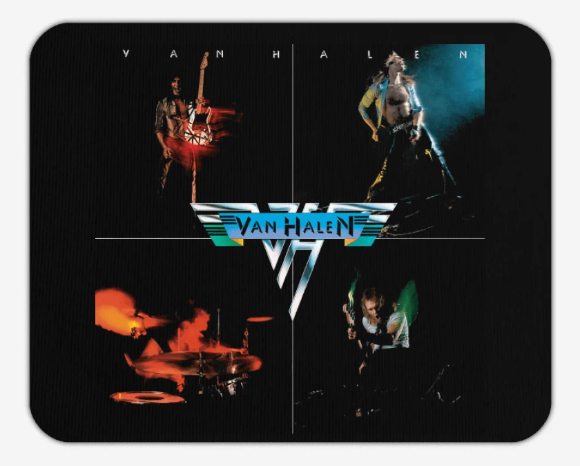 Mousepad Negro de Van Halen I