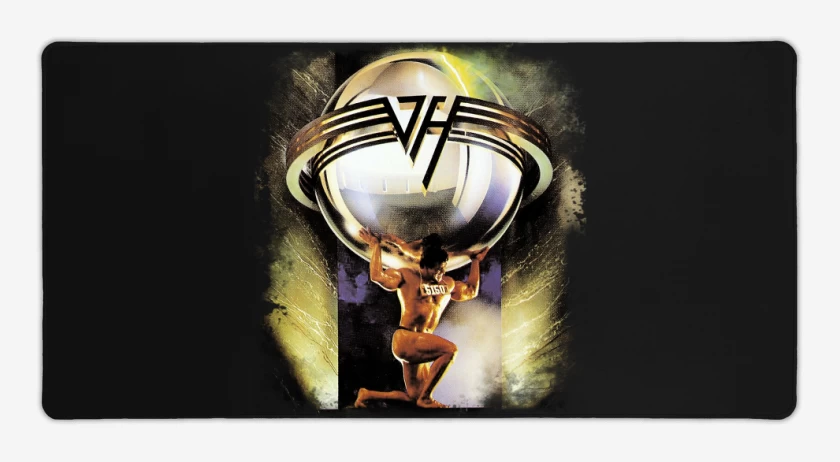 Mouse pad Gamer Negro de Van Halen 5150