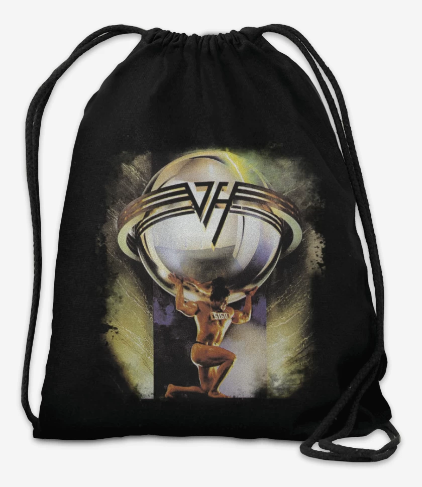 Mochila Negro de Van Halen 5150