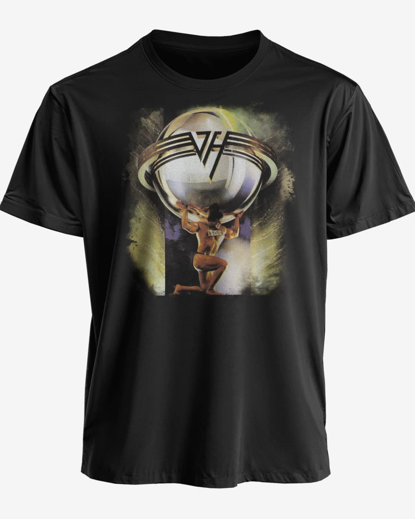 Polera premium Negro de Van Halen 5150