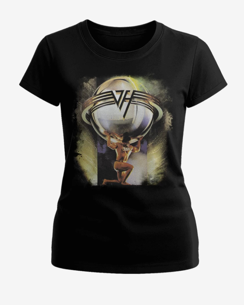 Polera de Mujer Negro de Van Halen 5150