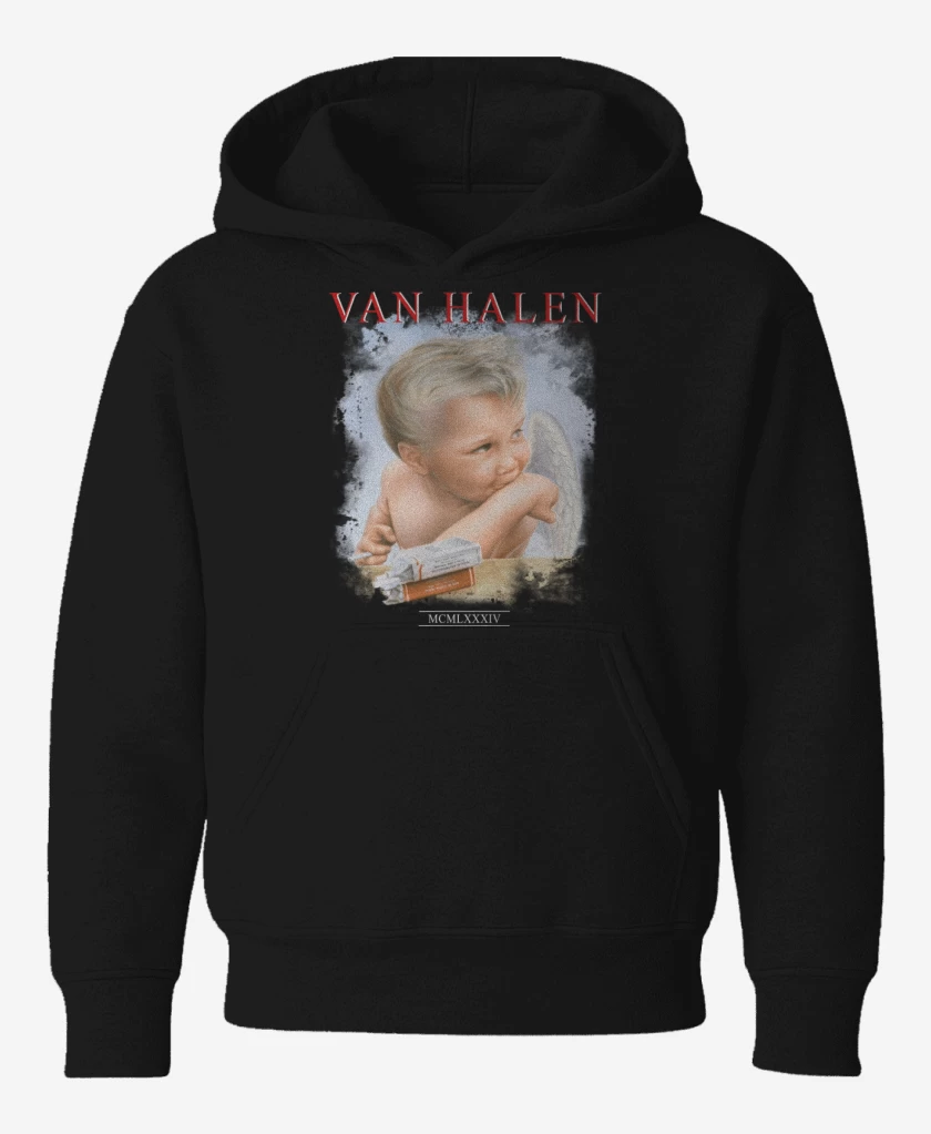 Poleron de niño Negro de Van Halen 1984 N