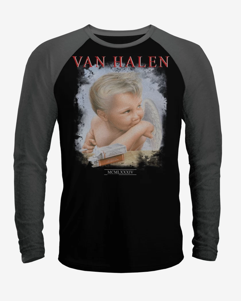 Polera Raglan Van Halen 1984 N
