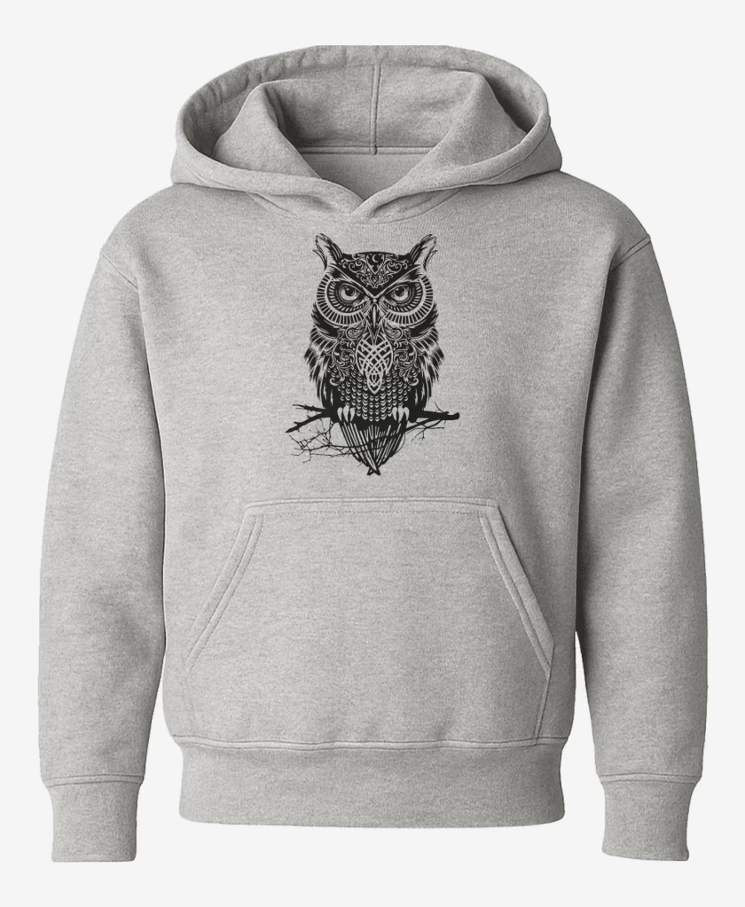 Poleron de niño Gris Melange de Buho