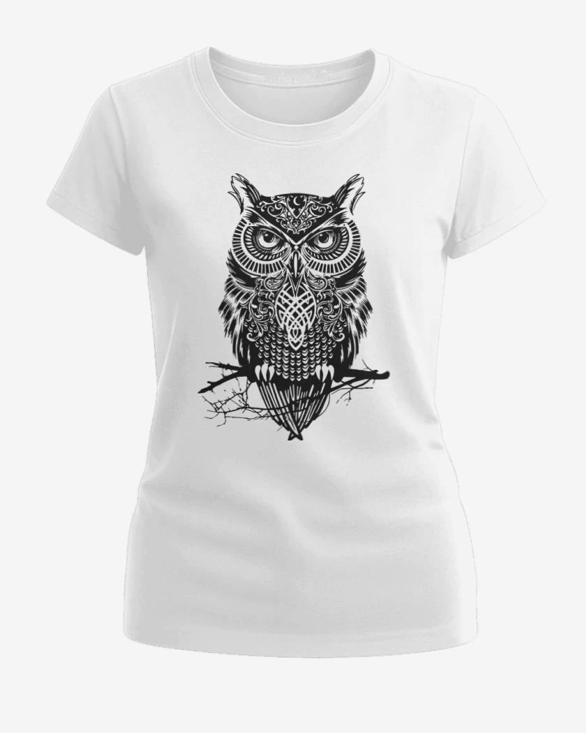 Polera de Mujer Blanco de Buho