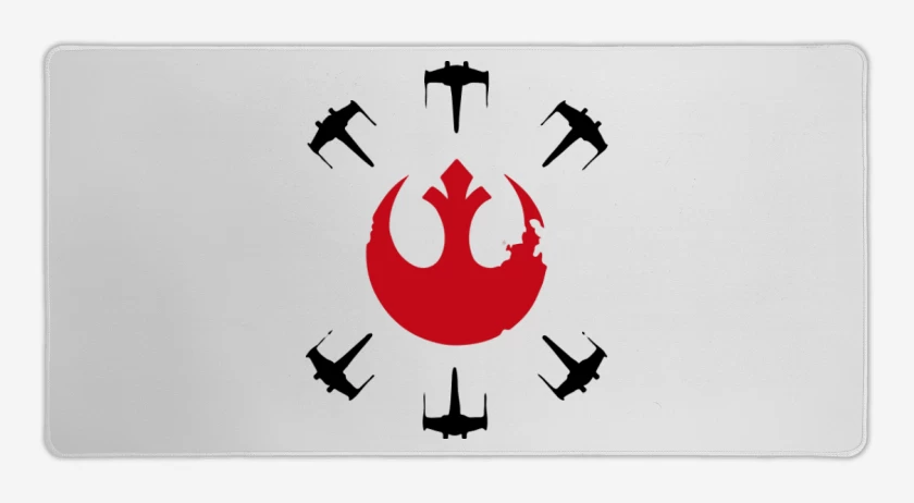 Mouse pad Gamer Blanco de The rebellion