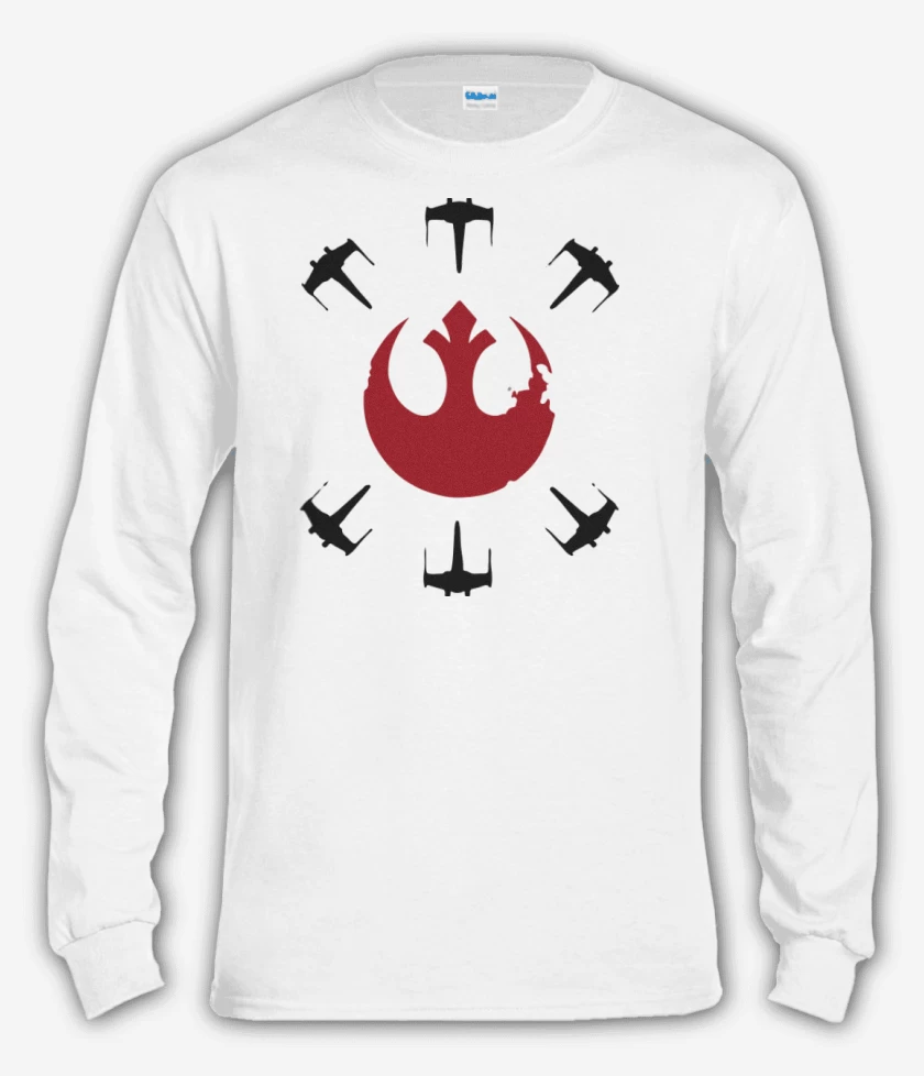 Polera manga larga Blanco de The rebellion