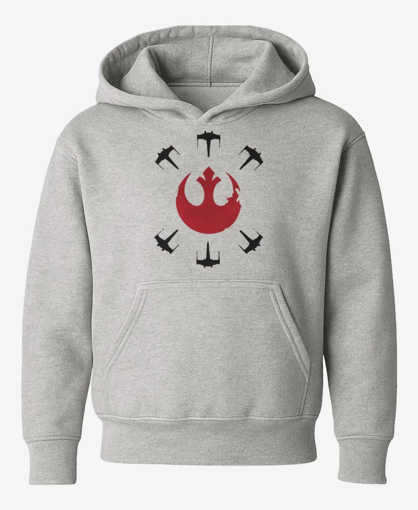 Poleron de niño Gris Melange de The rebellion