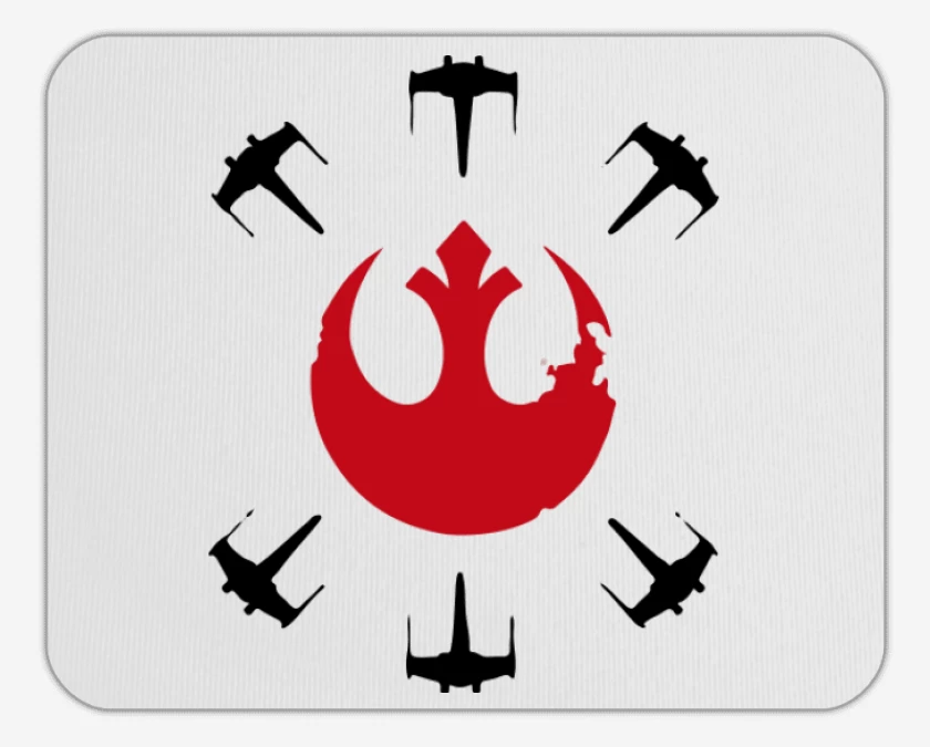 Mousepad Blanco de The rebellion