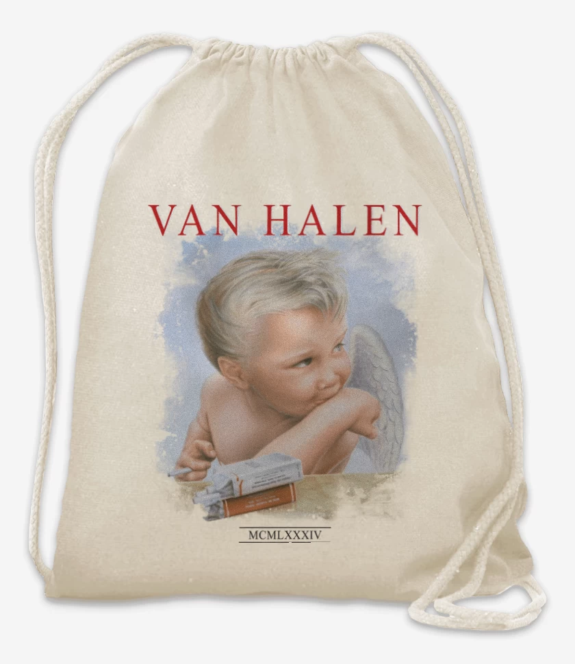Mochila Blanco de Van Halen 1984 B