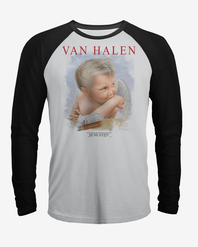 Polera Raglan Van Halen 1984 B