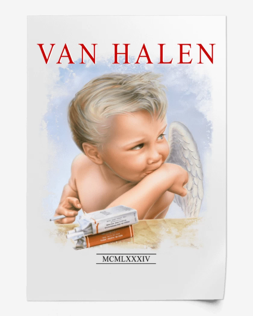 Print Van Halen 1984 B