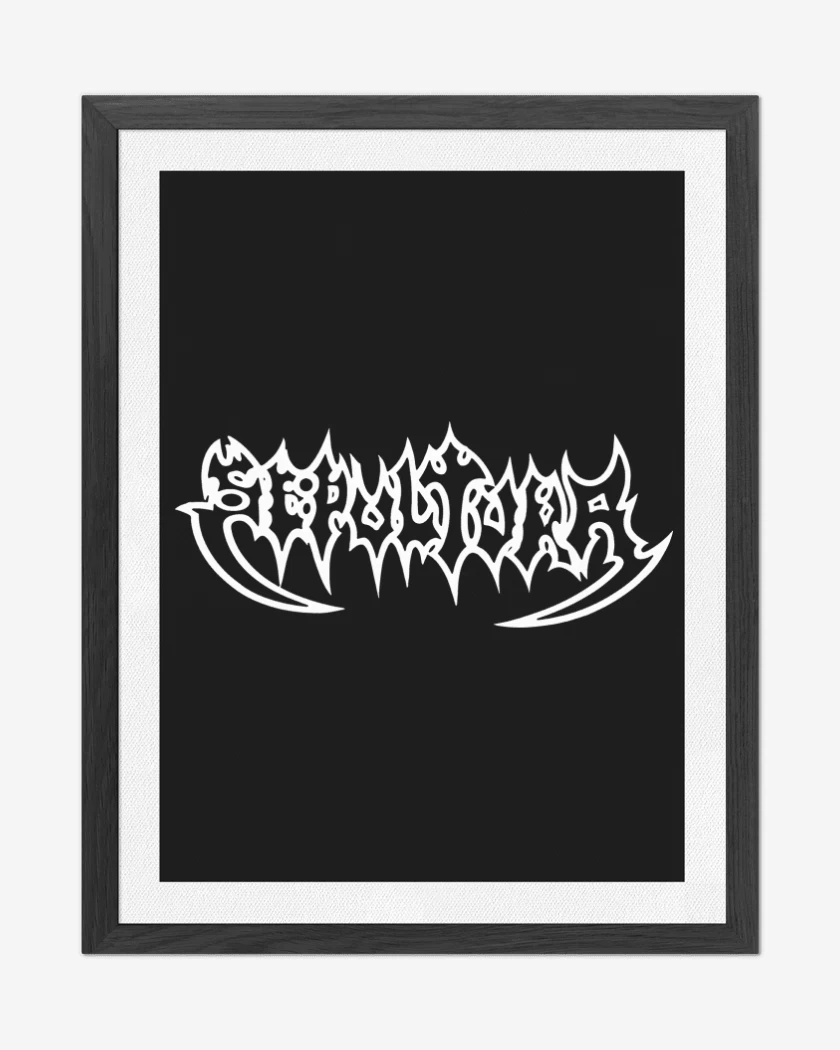 Cuadro decorativo Sepultura Logo