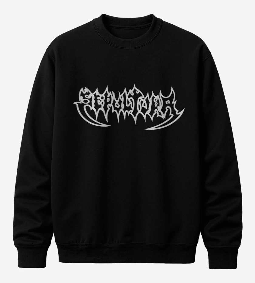 Poleron polo Negro de Sepultura Logo
