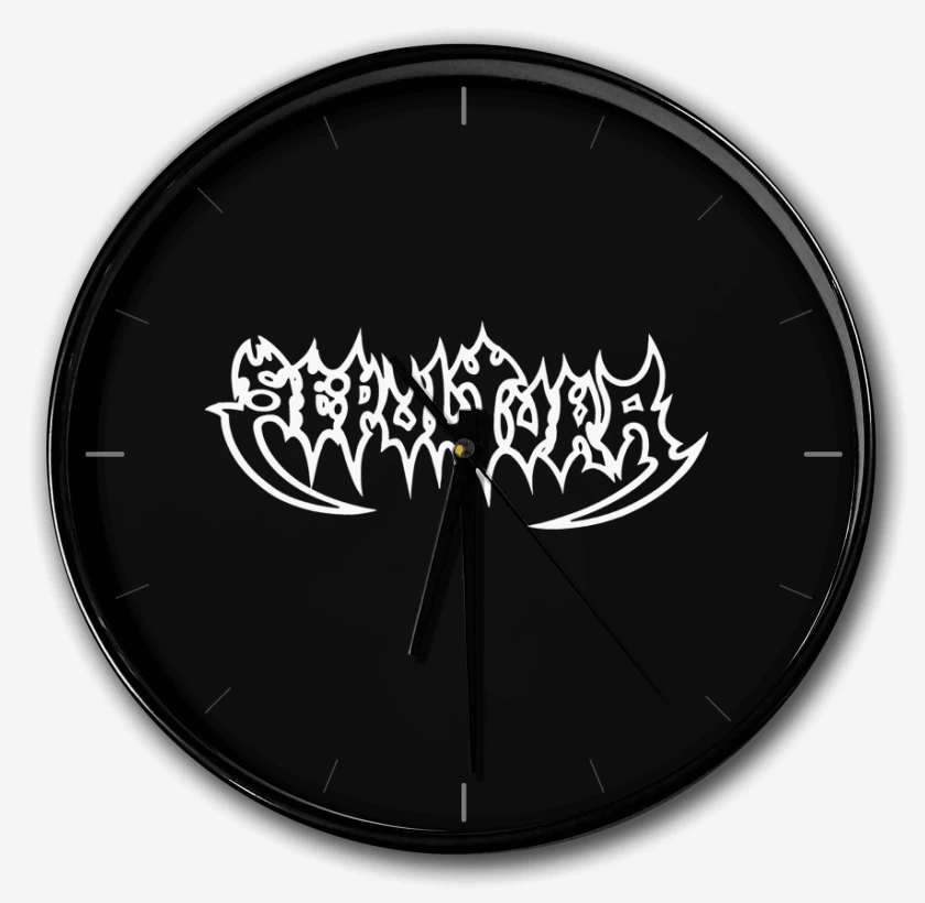 Reloj Negro de Sepultura Logo